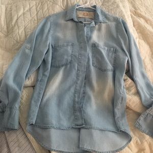 Bella Dahl Chambray Denim Shirt